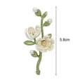thumbnail image 2 of Yesbay Women Brooch Flower Shape ,Suit Coat Collar Hat Scarf Decoration Clothes Pin Prom Party Garment Jewelry, 2 of 8