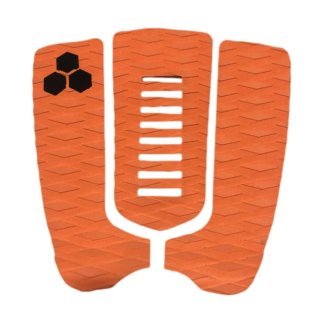Siruishop 3 Pieces Surfboard Traction Pads Deck Grip Pad for Water Sports Paddle Board Orange