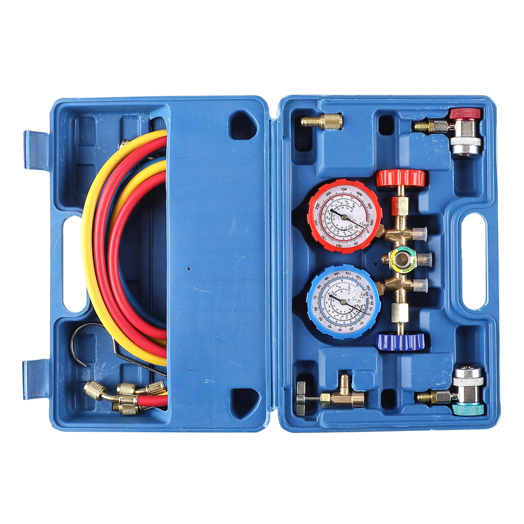 AC Diagnostic Manifold Gauge Set for Freon Charging R134A R12 R22 Refrigerants 