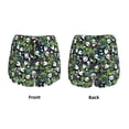 thumbnail image 5 of Lsque Fun Panda Playing With Bamboo Leaves Printed Women's Running Shorts with Liner Pockets,Elastic Quick Dry Workout Athletic Gym Yoga Shorts,Womens High Waist Shorts-X-Large, 5 of 9