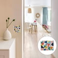 thumbnail image 7 of Yayeee Toggle Light Switch Wall Plate 2-Gang 4.56"x4.48" Decorative Outlet Cover, Red Triangles, 7 of 7