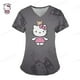 thumbnail image 5 of Camiseta de uniforme para mujer 2023, camisetas de Hello Kitty, uniforme de enfermera, bolsillo, Hello Kitty, cuello en V, ropa para mujer, tops, top de hospital, 5 of 5