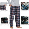 thumbnail image 4 of DG Hill Men Pajama Set, 2 Piece Sleepwear Set for Men, Henley Top and PJ Pants, 4 of 8