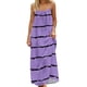 thumbnail image 3 of TaTaai Women's Printed Sleeveless Dress Casual Backless Spaghetti Strap Loose Fit Long Maxi Dress Solid Color Soft Comfortable for Summer Daily Home Wear Gift, 3 of 9