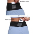 thumbnail image 4 of NELEUS Womens High Waist 2 in 1 Athletic Shorts for Running Workout Activewear Shorts with Multifunction Pockets,Blue,US Size L, 4 of 11