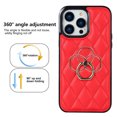 thumbnail image 6 of Jiahe Cover For iPhone 14 Pro,6.1 inch Case,Hybrid Rugged Shockproof with 360° Degree Rotation Stand Artificial Leather Cover,Red, 6 of 8