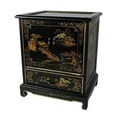 thumbnail image 2 of Oriental Furniture Japanese End Table, Black Landscape, 2 of 3