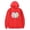 red, variant on Feid Ferxxo Hoodie Heart Mor Merch Hip Hop For Men/Women Unisex Rapper Long Sleeve Sweatshirt Hooded Streetwear