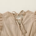 thumbnail image 5 of Tiny Cutey Toddler Baby Girl Dress Summer Ruffle Sleeve Solid Beach Boho Dresses Sundress Clothes for 3-4T, 5 of 7