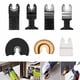 thumbnail image 4 of Hojas De Sierra Oscilantes Kit De Hojas De Herramientas Multifuncionales Oscilantes Universales Con Escalas Transparentes 66 Piezas Yuarrent TO002537-00, 4 of 7