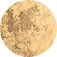 thumbnail image 1 of Ahgly Company Indoor Round Solid Brown Modern Area Rugs, 7' Round, 1 of 4