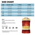 thumbnail image 5 of Goofa Red Gold Glitter Printed Men's Sleeveless T-Shirt - Athletic Gym Workout Tank Top for Men - Moisture-Wicking, UPF 30+ Quick-Dry Muscle Tee-Small, 5 of 8