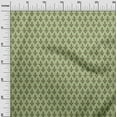 thumbnail image 2 of oneOone Viscose Jersey Light Green Fabric Floral Block Sewing Craft Projects Fabric Prints By Yard 60 Inch Wide, 2 of 5