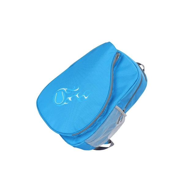 Wweixi Pickleball Paddles Backpack Tote Waterproof Tennis Racket Bag Tennis Racquet Blue 30x15x46cm