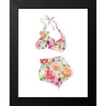 thumbnail image 2 of Robinson, Carol 12x14 Black Modern Framed Museum Art Print Titled - Tropical Swimwear III, 2 of 5
