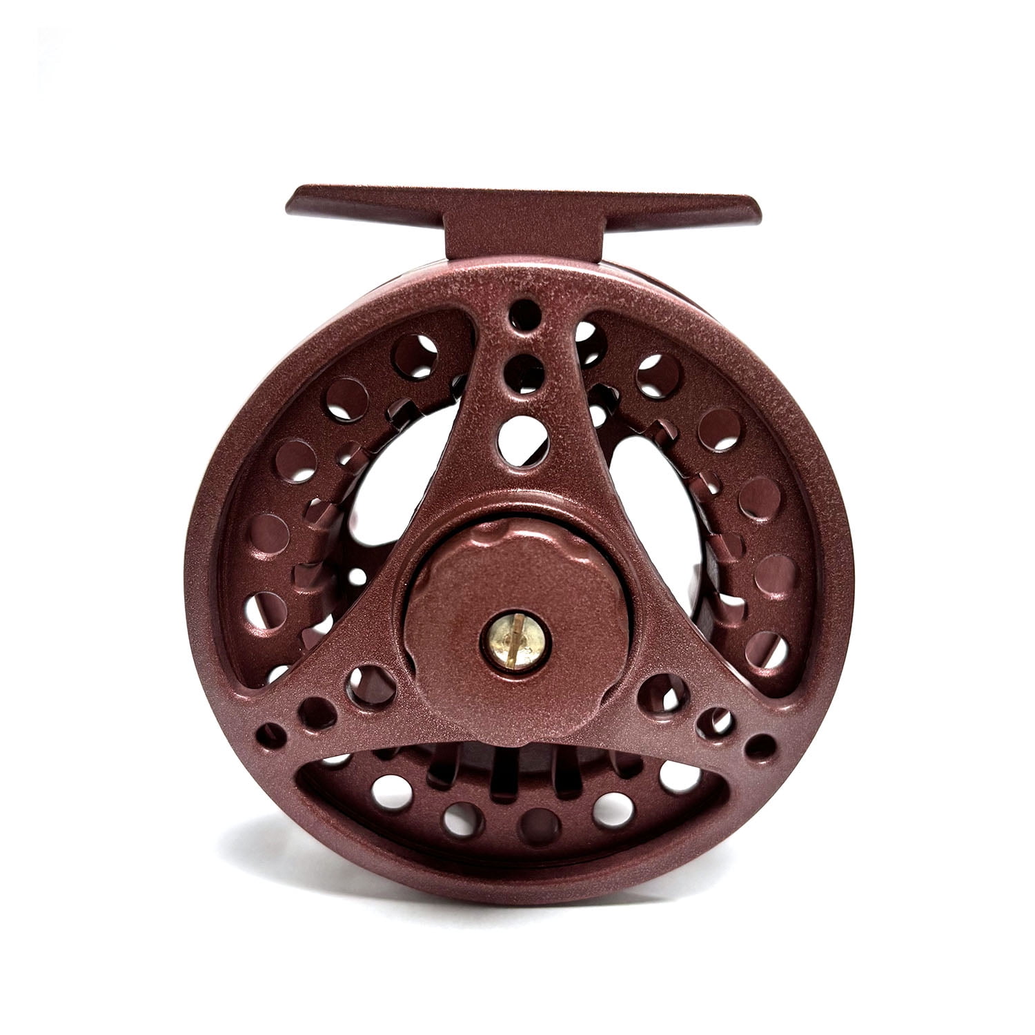5/6 Weight Fly Fishing Reel CNC Machined Aluminum Large Arbor Reel Red