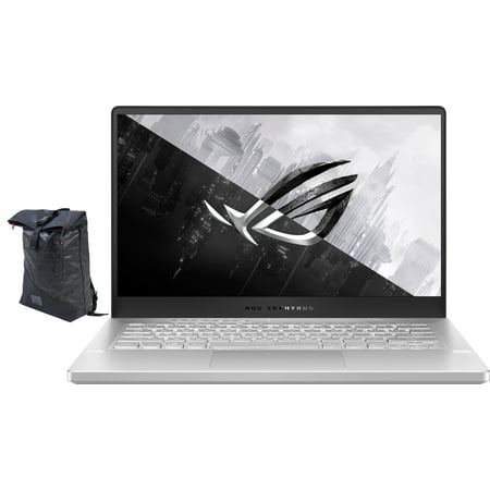ASUS ROG Zephyrus G14 GA401Q Gaming/Entertainment Laptop (AMD Ryzen 7 5800HS 8-Core, 14.0in 144Hz Full HD (1920x1080), GeForce RTX 3060, Win 10 Pro) with Voyager Backpack