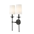 thumbnail image 2 of 3033-2S-MB-Z-Lite-Emily - 2 Light Wall Sconce In Transitional Style-24 Inches Tall and 5.5 Inches Wide, 2 of 2