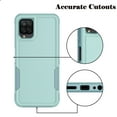 thumbnail image 5 of For Samsung Galaxy A03S A13 A14 A23 A32 A34 A53 A54 5G Case,Njjex 2 in 1 PC Phone Case ,Rubber & Rugged Shockproof Full Body Protection Case Cover-Green, 5 of 6