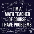 thumbnail image 3 of CafePress - Math Teacher Problems - Pullover Hoodie, Classic & Comfortable Hooded Sweatshirt, 3 of 4