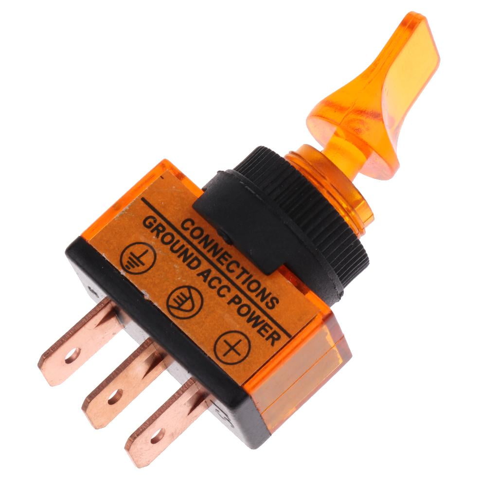 Commutateur LED Rouge 20A Lot De 2 Interrupteurs à Bascule 12V 20A Keenso - LED Rouge, 3 Broches, étanches, Pour Voiture, Bateau, Camion Commutateur LED Rouge 20A Lot De 2 Interrupteurs à Bascule 12V 20A Keenso - LED Rouge, 3 Broches, étanches, Pour Voiture, Bateau, Camion