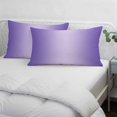thumbnail image 4 of Purple Ombre Small Pillow Covers, Modern Gradient Abstract Art Soft Breathable Throw Pillow Cases with Invisible Zipper, Decorative Pillowcase Pillows Protectors for Sofa Bed Chair 12"x20", 4 of 9