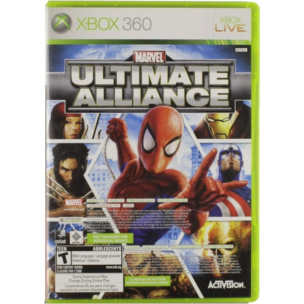 Marvel Ultimate Alliance Xbox 360 Activision xbox 360 Walmart