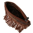 thumbnail image 5 of Wrangler Crossbody Small Purse for Women Wristlet Fringe Bag Western Purse, Brown, 5 of 7