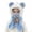 a-Light Blue92, variant on Girls Boys Earflap Hats Kids Winter Cute 2-in-1 Hood With Attached Scarf Plush Warm Pullover Hat For Cold Weather Outdoor Daily Wear Light Blue