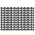 thumbnail image 1 of Unique Bargains 200 Pcs 9.5mm Inner Dia PVC Vinyl End Cap Bolt Screw Thread Protector Black, 1 of 1
