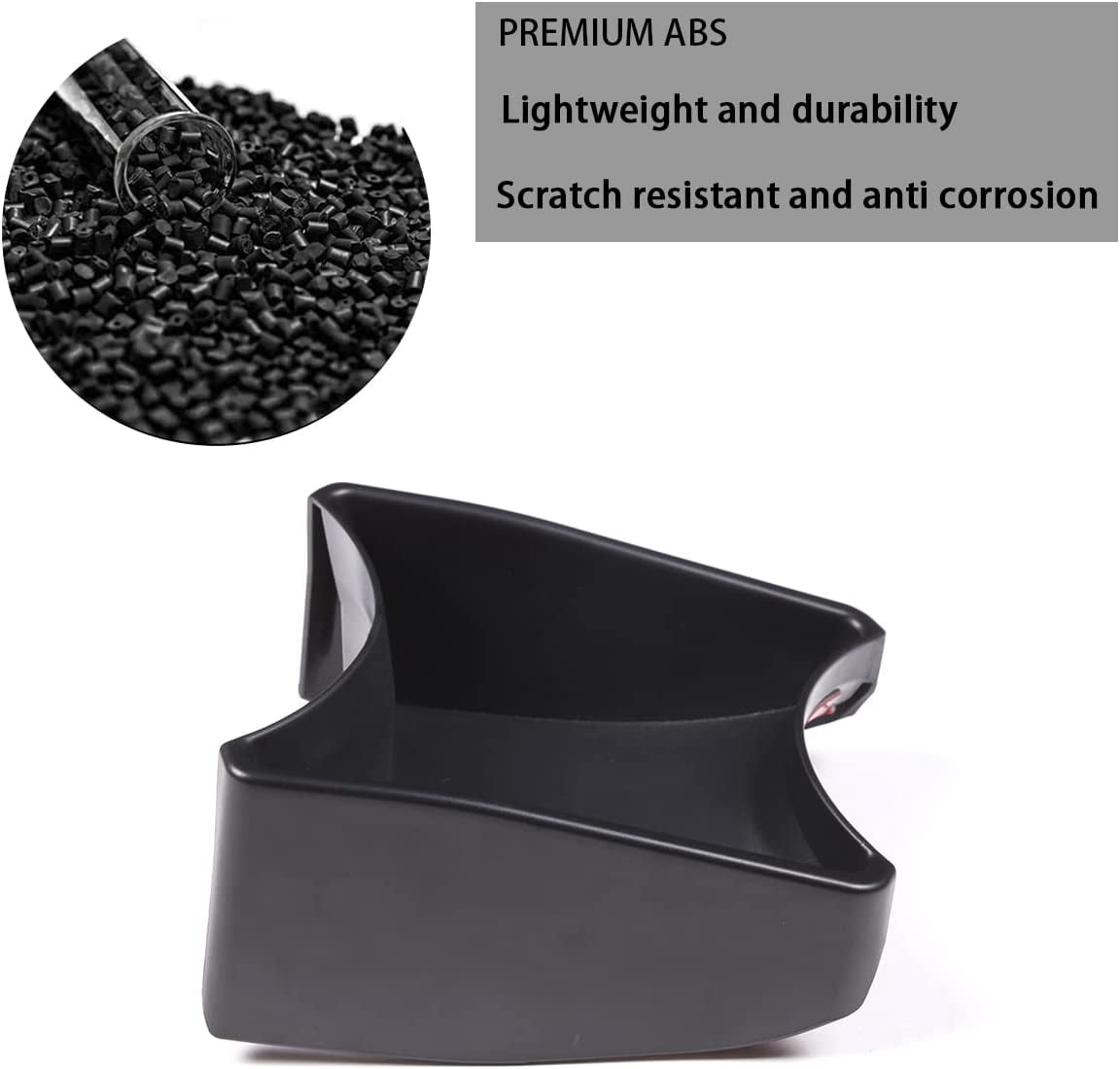 TINKI Suitable for Fiat 500/500C 2011-2015 Car Central Control Handbrake Storage Box Tray Accessories