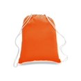 thumbnail image 2 of 18" Basic Orange Drawstring Backpack - Canvas Case Pack 216, 2 of 3