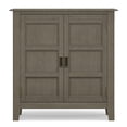 thumbnail image 3 of Burlington Armoire de Rangement Basse Transitionnelle en Bois de 30 Pouces de Large, Gris Rustique, 3 of 8