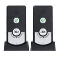 thumbnail image 1 of CUITING Unité d'Interphone Sans Fil pour Interphone Vocal Domestique Portée Super Longue Noir 2 Pack, 1 of 9