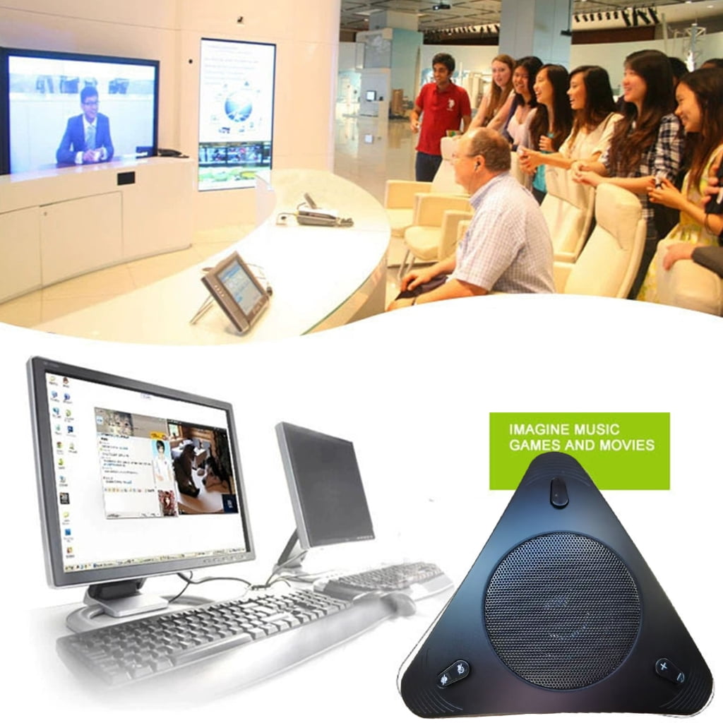 All Directional USB Conference Speaker Mic Integrated for Web Calls Streaming
