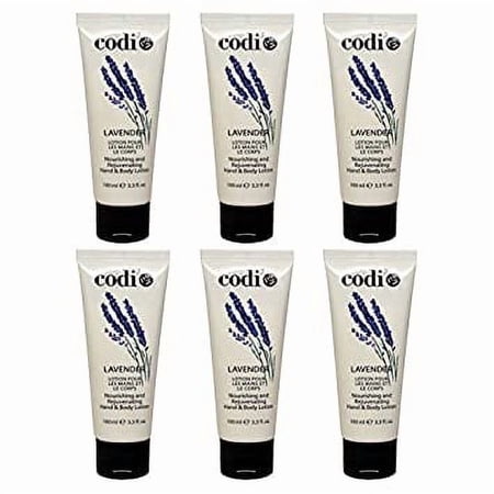 Codi Lavender Hand & Body Lotion Nourishing and rejuvenating 3.3 oz - Pack of 6