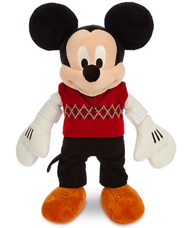 mickey mouse holiday plush