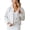 White-1, variant on Women's Retro Denim Jacket Slim Fit Light Colored Cotton Denim Coat With Bead Embellished Jacket 4XL,Blue-1