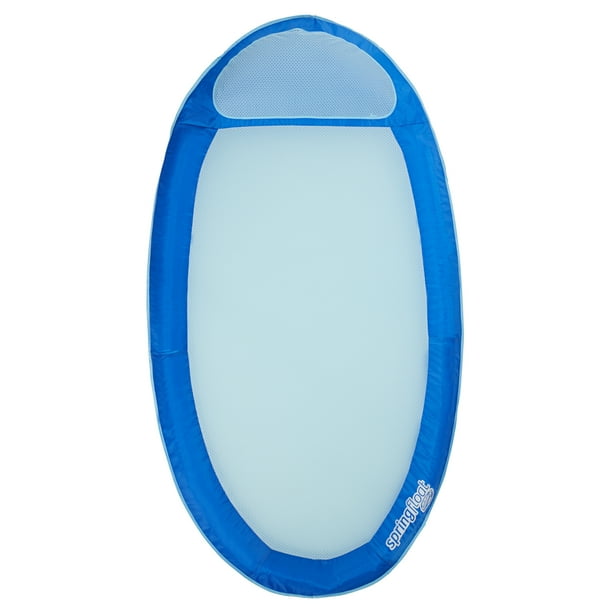 Swimways Original Spring Float Floating Swim Hammock For Pool Or Lake Cobalt Blue Purest Blue Walmart Com Walmart Com