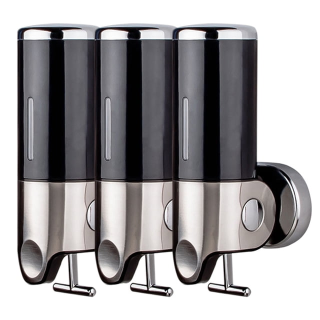 Dispensador de jabón, champú y acondicionador de pared para baño y cocina