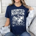 thumbnail image 2 of Retro The Haunted Mansion Shirt, Spooky Season Men’s And Women’s Graphic Tee 100% Cotton by TBun, Full Sizes S-5XL, 2 of 5