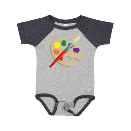 

Inktastic Artist Palette and Brush Gift Baby Boy or Baby Girl Bodysuit