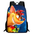 thumbnail image 1 of Mochila escolar Crash Bandicoot Anime para niños, 1 of 4