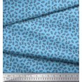 thumbnail image 3 of Soimoi Blue polyester Crepe Fabric Berries Fruits Print Fabric by Yard 42 Inch Wide, 3 of 3