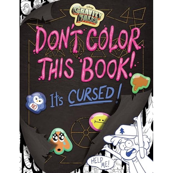 Pre-Owned Gravity Falls: Don't Color This Book!: It's Cursed!, 9781368116008, 1368116000, Paperback,