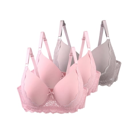 Plus Size Bralettes for Women Seamless Underwired Bras Solid Color Maternity Sleeping for Everyday Nightwear