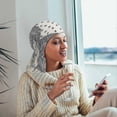 thumbnail image 3 of 6 Pcs Women Cotton Chemo Hat Turban Beanie, Pretied Headwraps Headwear Scarves Beanies Covers Stretch Sleep Turban Hat, 3 of 5