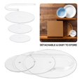 thumbnail image 3 of 2 Tier Cupcake Display Stand Round Acrylic Cake Shelf DIY Candy Dessert Tower Rack Wedding Party Cake Decorating Tool, 3 of 5