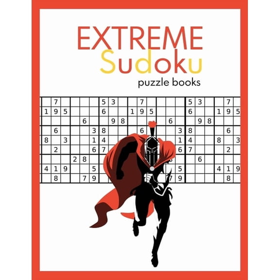 EXTREME Sudoku puzzle books: Very Hard and Extremely Hard Sudoku (suduko puzzle books for adults), (Paperback)