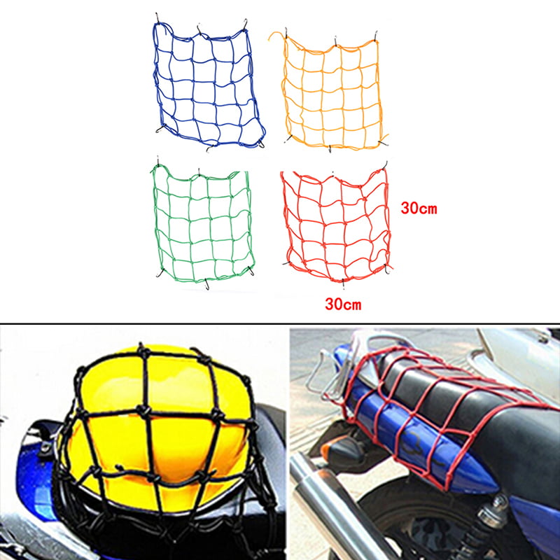 Porable Bike ATV Bungee Tank Helmet Web Mesh Cargo Net Luggage Motorcycle HOT
